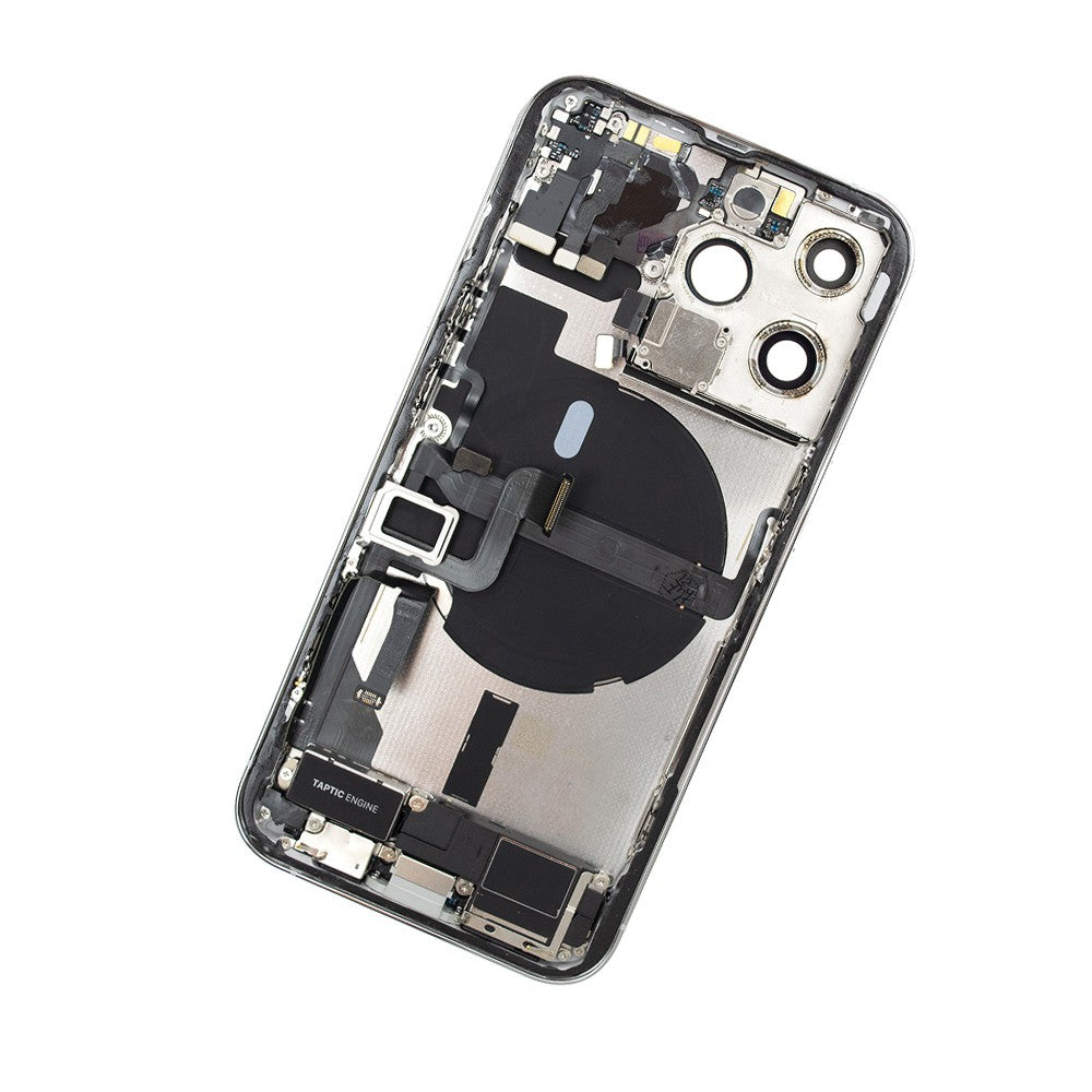 Rear Housing with Full Set Parts for iPhone 13 Pro-Silver (Purple) Rear Housing with Full Set Parts for iPhone 13 Pro-Silver (Purple)